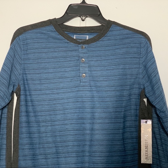Burnside Round Neck Long Sleeve Tees - Picture 2 of 11